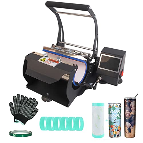 Máquina de prensado térmico para tazas y termos