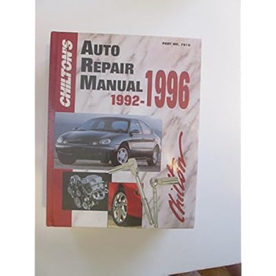 Chilton's Auto Repair Manual 1992-1996