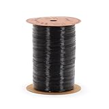 Berwick Wraphia Pearlized Rayon Craft Ribbon, 100-Yard Spool, Black