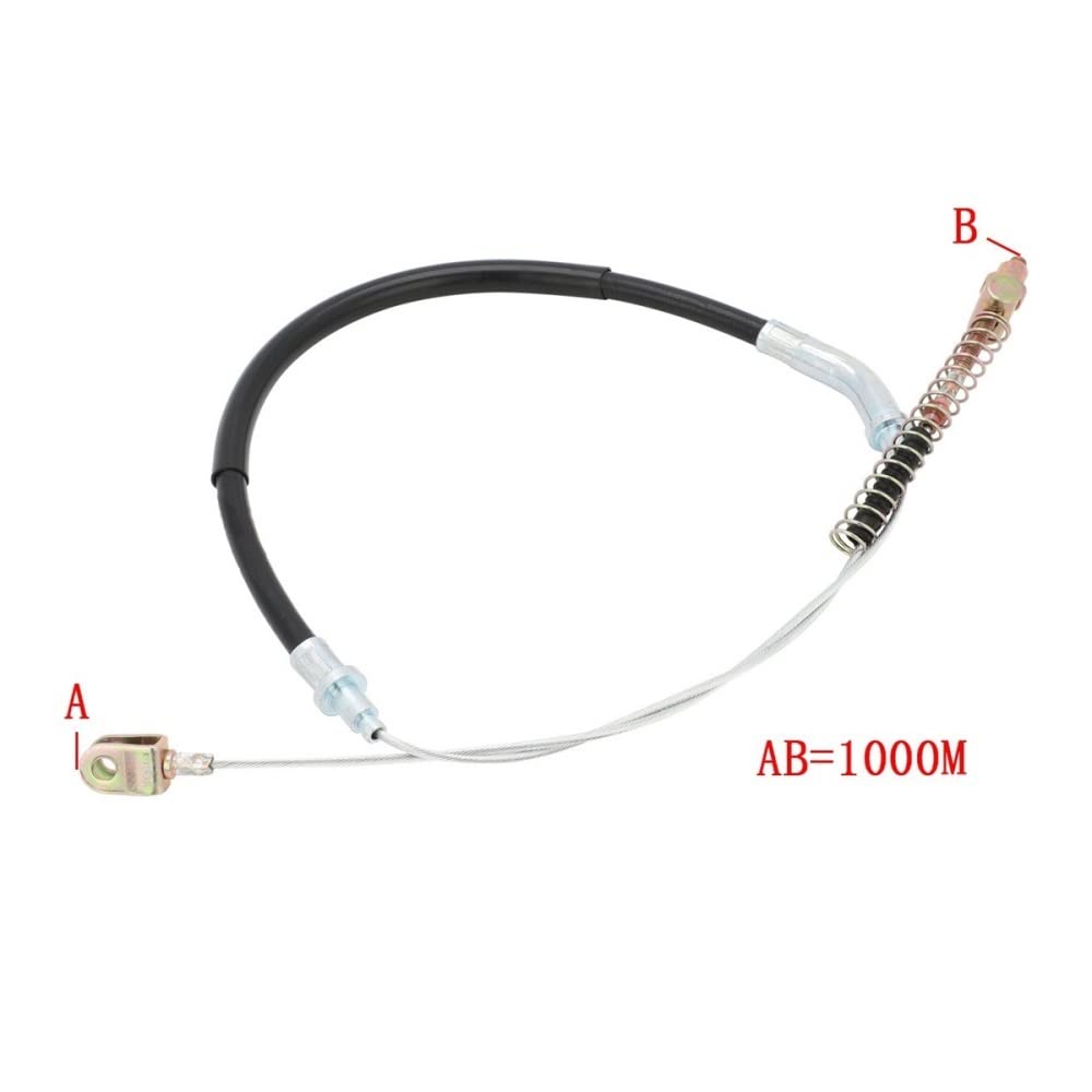 WOLWES Motorrad Bremsleitung Motorrad Stahldraht Bremsleitung Hinten Kabel Für Yamaha Für V-Star 250 Für Virago 125 250 XV125 XV250