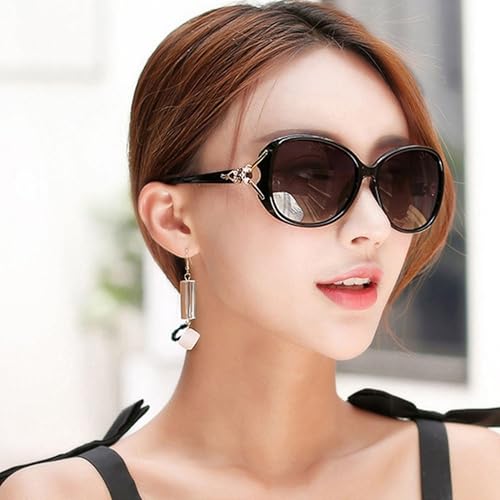 Image of IFLASH Women Oversized Polarized Sunglasses Ladies Large Shades Classic Fox Sunglasses