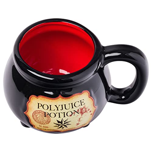 Silver Buffalo Warner Bros Harry Potter Polyjuice Potion Cauldron 3D Sculpted Ceramic Coffee Mug, 20 Ounces