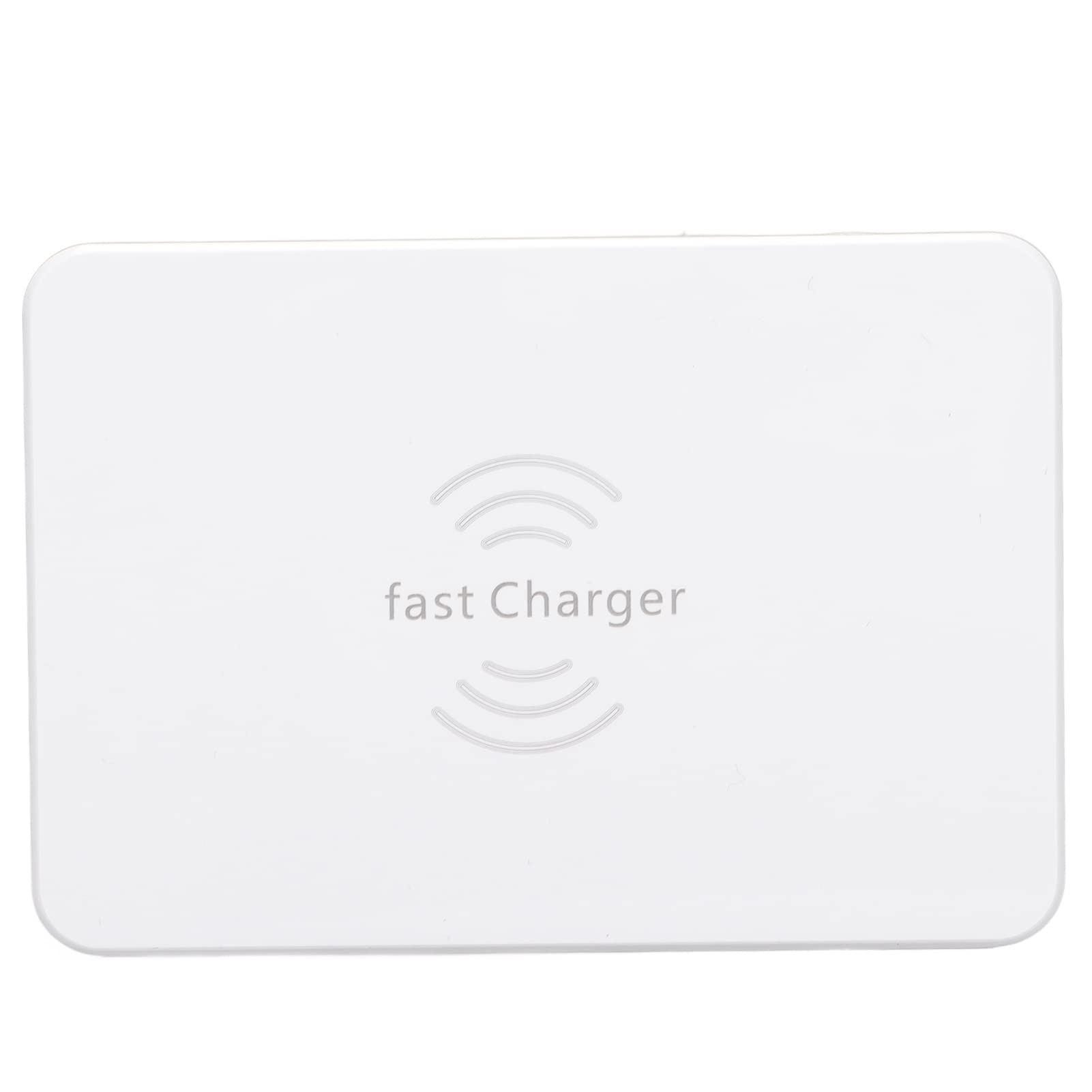 40-W-USB-C-Ladeblock, 6-Port-Schnellladestations-Hub mit 4 USB 1QC3.0 1 Typ-C und Kabelloser Ladeposition, für Tablet-Smartphones (White)