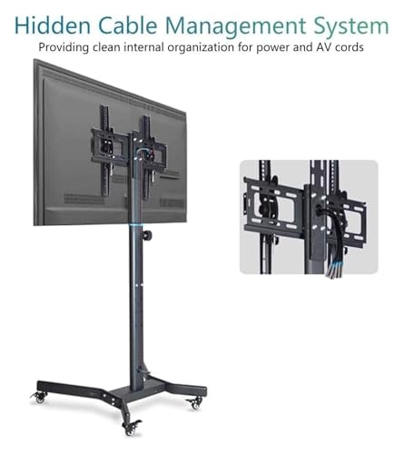 Soporte Móvil para TV con Ruedas y Altura Ajustable miniatura 5