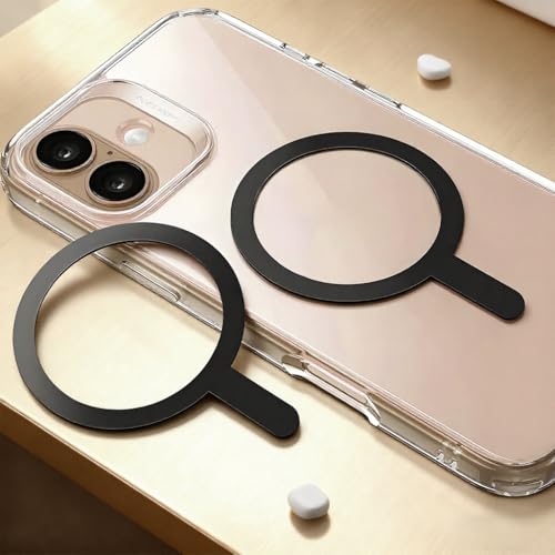 Image of ZORBES 4Pcs Adapter Ring for Magsafe Ring Magnetic Phone Ring for Wireless Charging Universal Wireless Charger Conversion Mag Safe Metal Sticker Kit Compatible with iPhone Samsung OnePlus and More