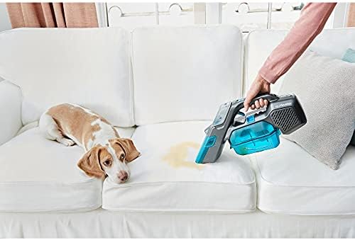 Black+Decker BHSB320JP, Stain Remover Vacuum Cleaner with Automatic Rotary Brush, 12 V 1.5 Ah, Ergonomic Design, Removable and Washable Filter, 250 ml Tank - 2