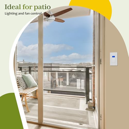 Minuterie murale numérique programmable 7 jours pour lumières et ventilateurs - 8