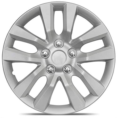 BDK (1Pc Replacement) Premium 16 Inch Hubcap 16" Wheel Rim Cover Hub Caps