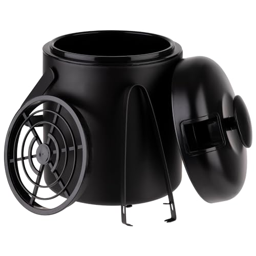 Miniatura 5 de Buddy S Bar - Cubo De Hielo Profesional Negro 1,3 Litros Con Tapa, Pinzas Y Rejilla De Goteo - Cubeta Para Almacenamiento