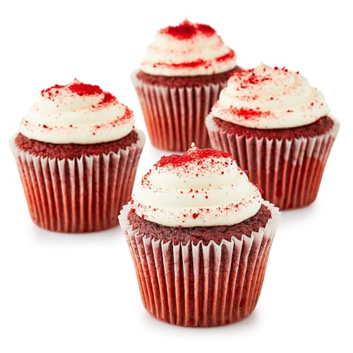 Dallas Distribution Red Velvet Cupcakes – 11.7 oz Tray, 4