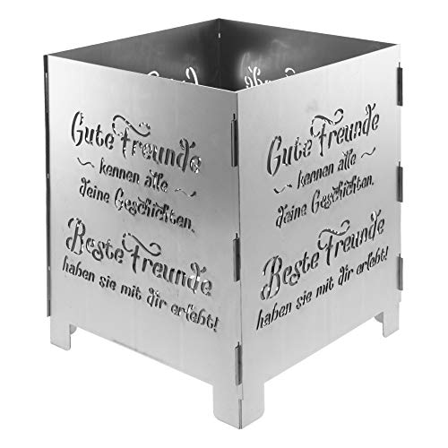 Bentatec Feuerstelle gelasert Gute Freunde Feuertonne...