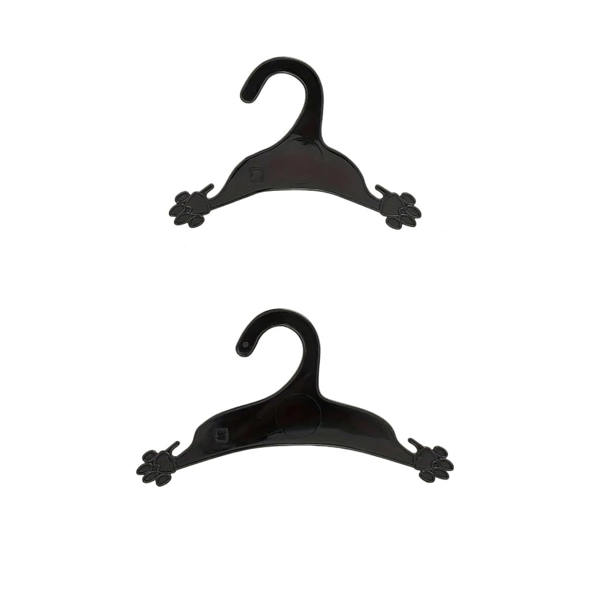 5/10pcs Clothes Hanger Storage Rack Durable Functional Plastic Pet Hangers(10PCS,S)