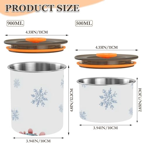 Contenedor Hermético para Café de Acero Inoxidable 500ml miniatura 3