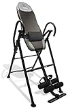 Body Vision IT9550 Deluxe Inversion Table with Adjustable Head Pillow & Lumbar Support Pad, Gray - Heavy Duty up to 250 lbs