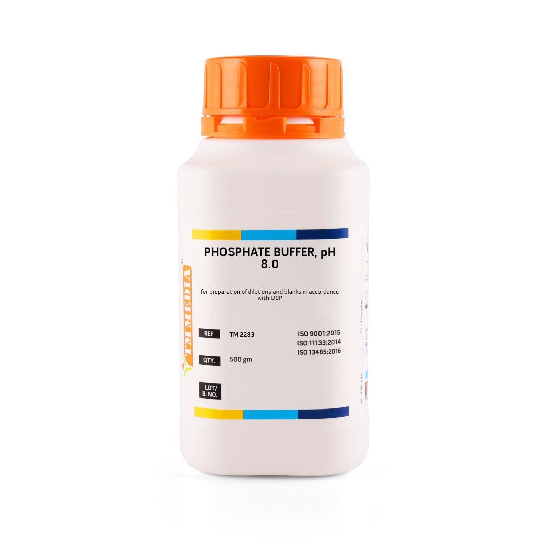 See full amazon price history chart for TM MEDIA - Phosphate Buffer, pH 8.0 (500 gm) TM MEDIA - Phosphate Buffer, pH 8.0 (500 gm) (B0B7DPSKDQ) Amazon Price History, Amazon Price Tracker