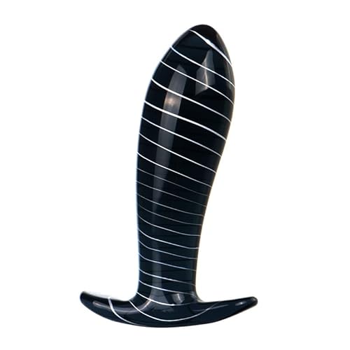 CUSON Masturbateur En Cristal Godemichet Verre, Gode Anal pour Femme Crystal verre Sex toys anals Plug anal verre Sextoye femme gros Gode en verre