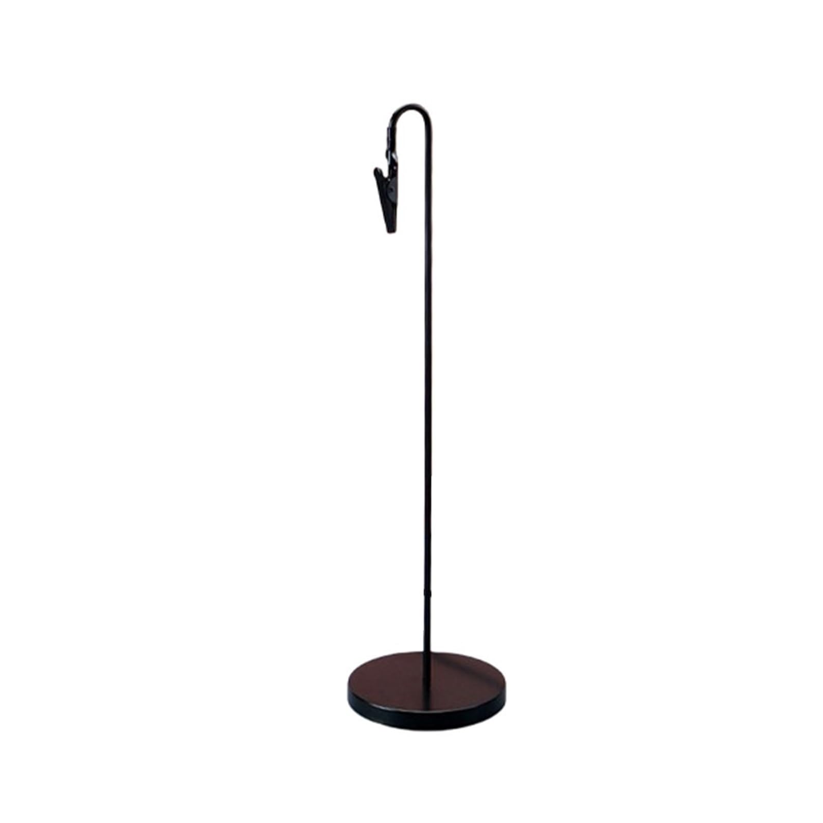Tischnummernhalter, 4 Stück, Lebensmittelmarker, schwarze Klemmen, Metall, Tischkartenhalter, elegante rutschfeste Basis, Hochzeitstischständer, vielseitiger Memoständer, Geburtstagsparty (40