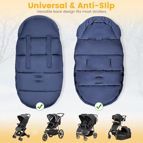 Image of Orzbow Universal Stroller Footmuff, Winter Baby Bunting Bag, Weather-Proof