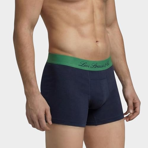 Image of Levi's Cotton Elite Trunk | Premium Men's Trunk Underwear | 4-Way Stretch | Outer Elastic Waistband | H-Pocket | Style 072 | Pack of 1
