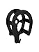 Tack Room Studio Brass Horseshoe Bridle Rack- Black Finish
