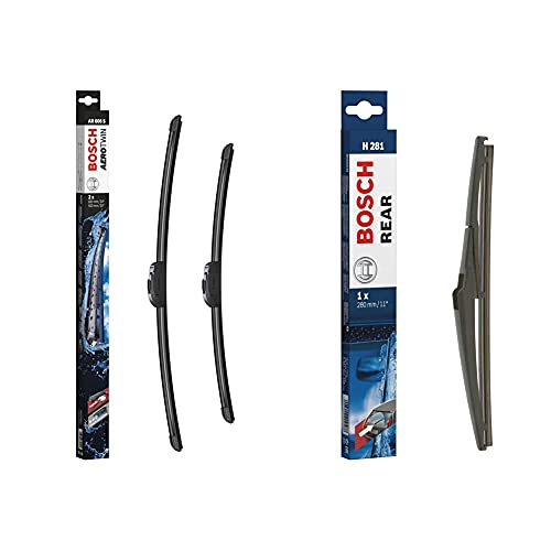 Essuie-glace Bosch AR606S et H281 pour rouler en toute sécurité sous la pluie en voyage de vacances