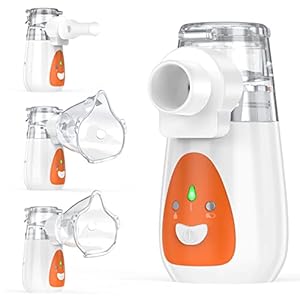IDOIT Portable Steam Inhaler, Handheld Atomiser with Adjustable Atomization Rate for Adults and Kids，Travel and…