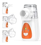IDOIT Inhalationsgerät Kinder Inhalator Vernebler tragbar leise Inhaliergerät für Erwachsene Kind...