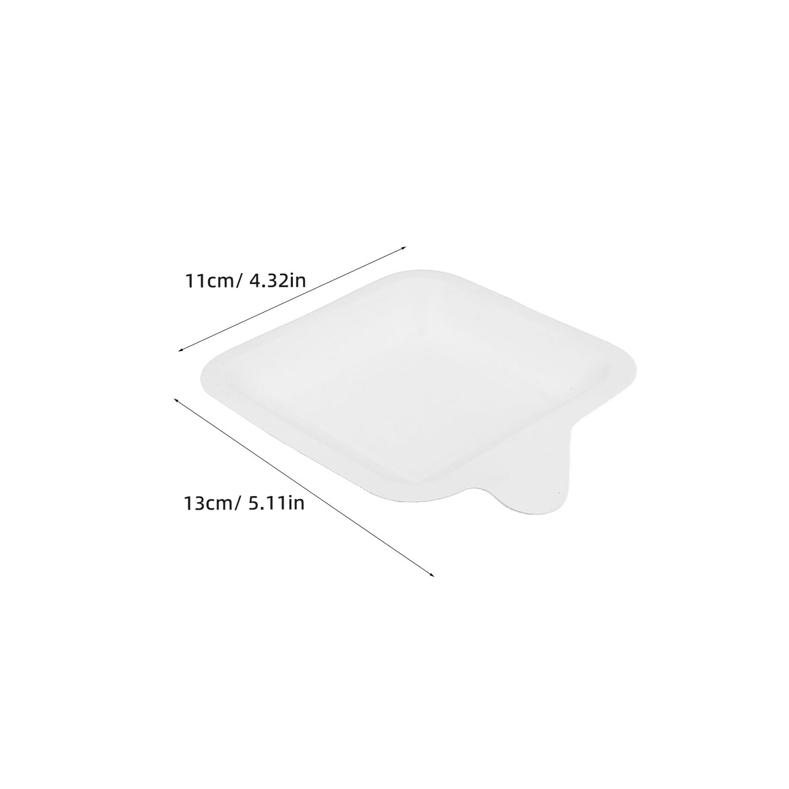 Hemobllo Piatti per Torte di Compleanno Quadrati in Carta 100 Pezzi | Resistenti e Monouso, Adatti per Dessert e Cake, per Barbecue e Picnic All’aperto