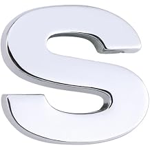 3D Metallic Alphabet Car Sticker Decal Sturdy DIY Car Emblem Badge for Exterior Accessories Easy to Apply