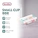 Sterilite 6-Pack Clip Box, Stackable Clear Plastic Bins with Latching Lids, Small - Writing, Arts or Crafts Supplies Storage Containers for Home, Office, Classroom and Workshop Organization