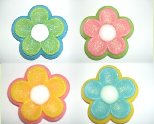 | 4 Shape Flowers Bar Soaps each 3.5 oz