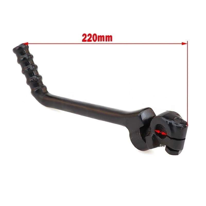 Kick de démarrage moto en acier renforcé ajustement précis 13mm 16mm pour une restauration durable - 2
