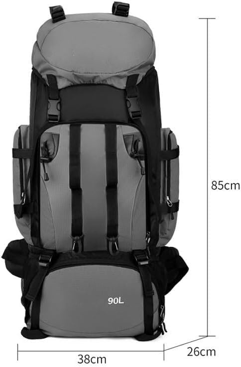 90L Waterproof Hiking Camping Backpack Trekking Bag Rucksack Large Capacity Travel Outdoor Sports Bags