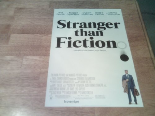 Stranger Than Fiction Poster Movie 11x17 Will Ferrell Maggie Gyllenhaal Dustin Hoffman Queen Latifah