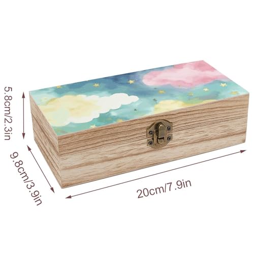 Boîte de rangement en bois protégeant vos petits objets précieux de la poussière