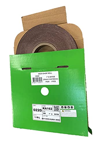 Miniatura 15 de Rollo de lijado de 1" x 50YD, A/O, J-wt respaldo de tela de algodón (P80)