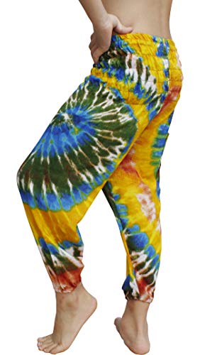 Image of Full Funk Rayon Smock Waist Child Lounging Comfortable Elephant Aladdin Pants