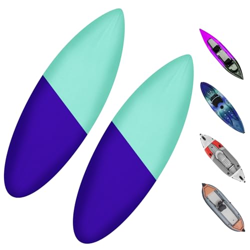 SIRUITON 2 Pack Kayak Cover 9-10FT 420D Waterproof Board Covers