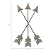 Barnyard Designs Metal Arrow Wall Decor, Rustic Native American Wall Art Arrows 13” x 8.25”
