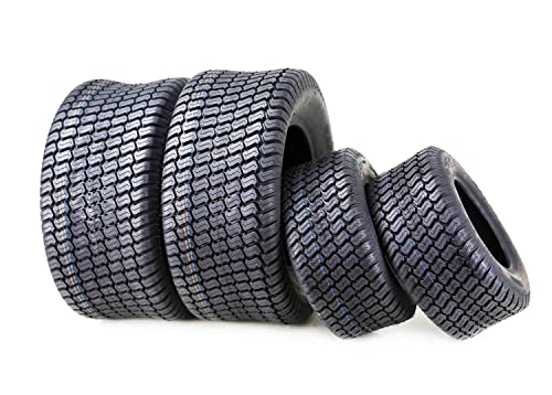 WANDA 4 Pack 16x6.5-8 & 23x9.5-12 Ride Lawn Mower Turf Tires 4 PR