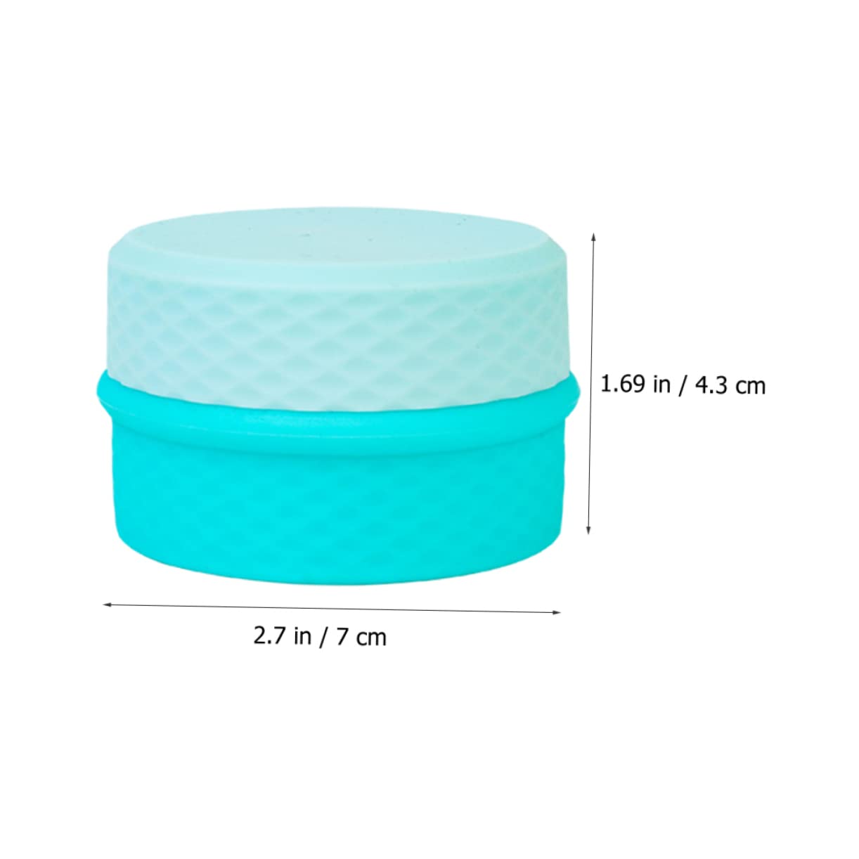 MAGICLULU 4 Set Di Contenitori Per Cosmetici Da Viaggio Flaconi in Silicone Per Articoli Da Toeletta Barattoli Da Viaggio Riutilizzabili Per Creme