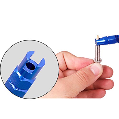 Homyl 2 tubos de válvula de pneu removedor de núcleo de ferramenta para remoção de válvula de pneu p