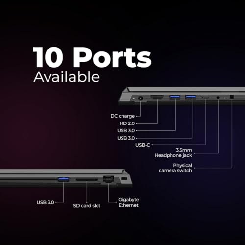 Image of CHUWI Intel Corebook X Pro Laptop 12Thgen I5-12450H Processor 15.6 inch Laptop With 16GB DDR4 RAM & 512GB SSD,FHD Display,Backlit Keyboard,Windows 11,Gray,3Xusb3.0,1Xhdmi,SD Card Slot,3.5MM,Camera Switch