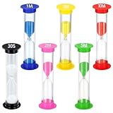Nombreuses Utilisations: Nos sabliers sont remplis de sable coloré pour identifier tout type de chronomètre. Les couleurs vives égayent votre quotidien et apportent une touche visuelle agréable à vos yeux.