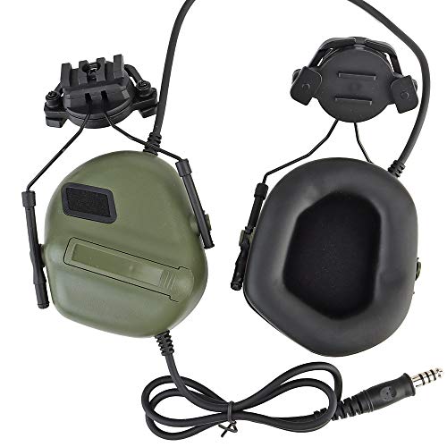 Casque tactique interphone ATAIRSOFT avec micro étanche et alimentation continue
