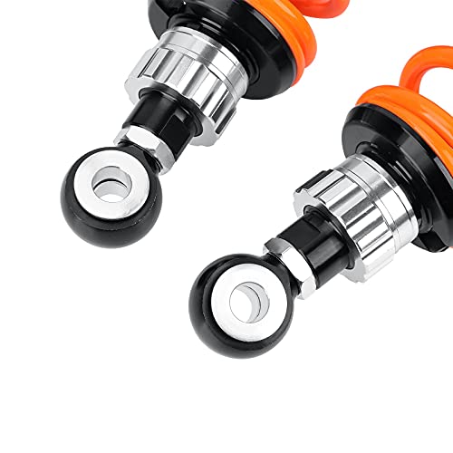 Image of 12.5Inch 320mm Universal Motorcycle Air Shock Absorber Rear Suspension Compatible with Honda CB Yamaha Gokart 2PCS(Orange)