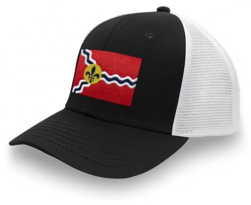 Image of International Tie City Hat for Men and Women, Adjustable Snapback Trucker Baseball Cap with Embroidered Patch