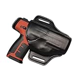Tactical Scorpion 2 Slot OWB Leather Holster: Fits Byrna SD...