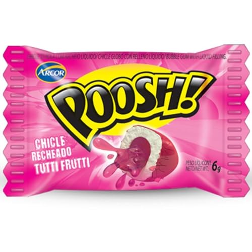 Kit 4 Chicles Poosh Sortidos 200g