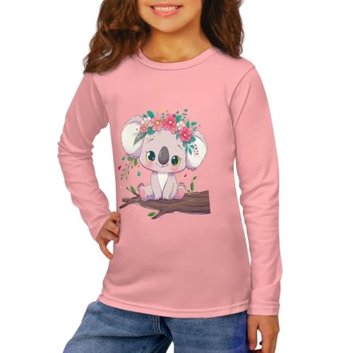 Image of Uourmeti Teens Girls Long Sleeve T Shirts Fall Outfits Boys Active Sportswear Running Tops